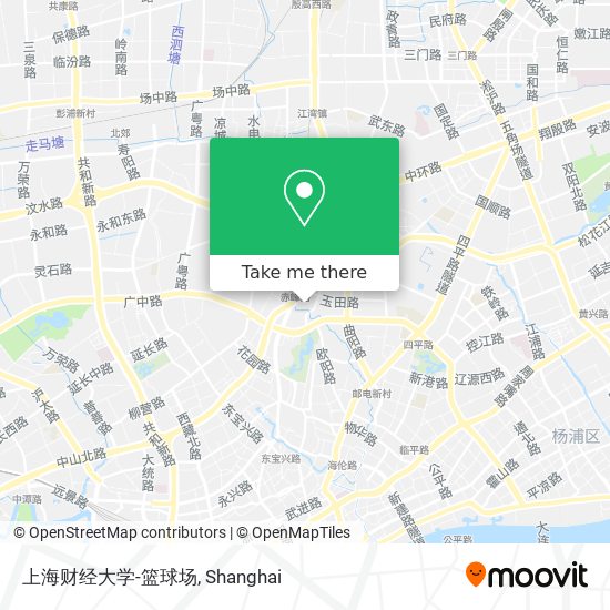 上海财经大学-篮球场 map