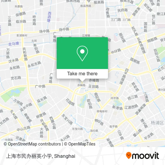 上海市民办丽英小学 map