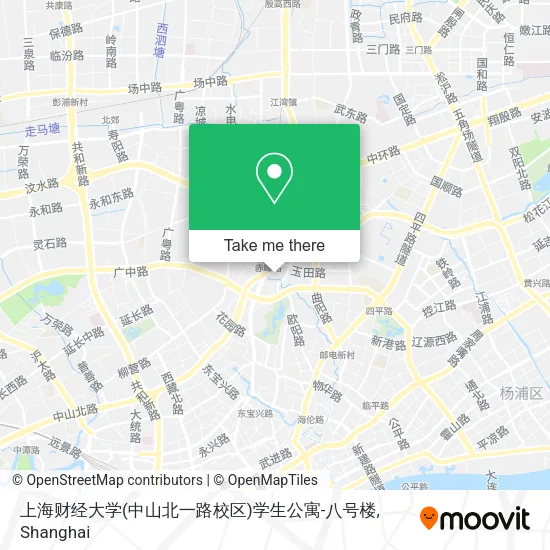上海财经大学(中山北一路校区)学生公寓-八号楼 map