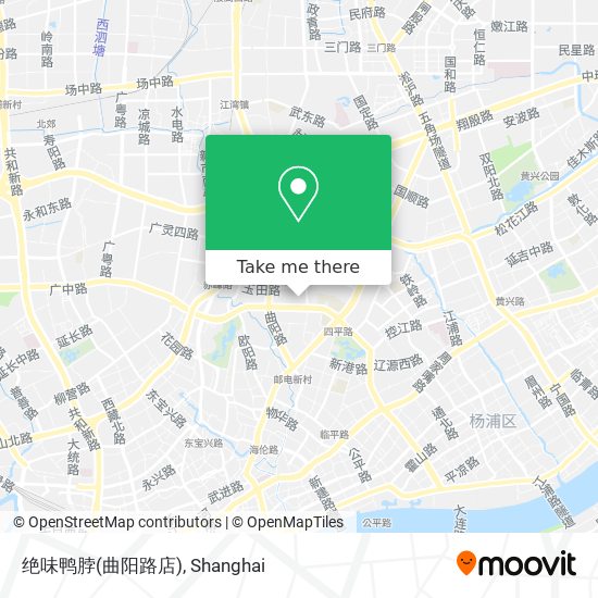 绝味鸭脖(曲阳路店) map