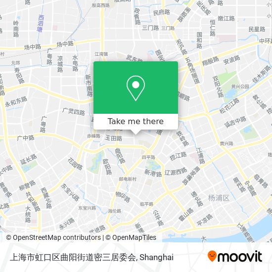 上海市虹口区曲阳街道密三居委会 map