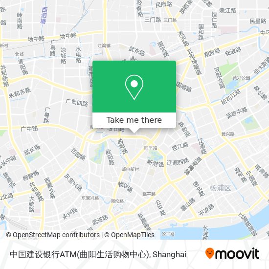 中国建设银行ATM(曲阳生活购物中心) map