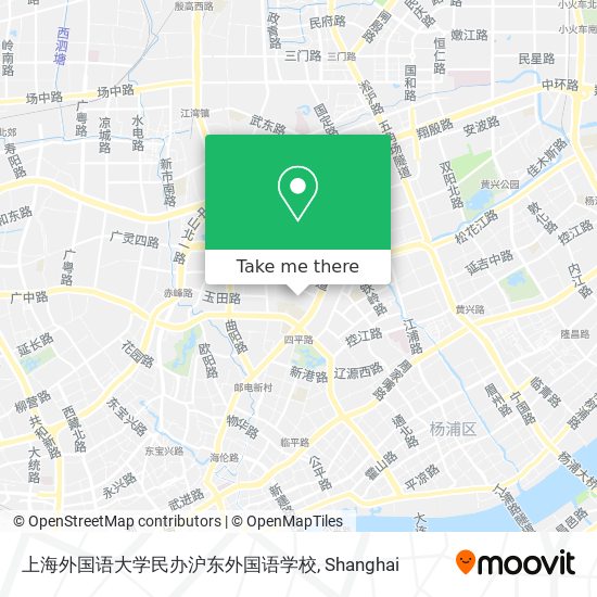 上海外国语大学民办沪东外国语学校 map