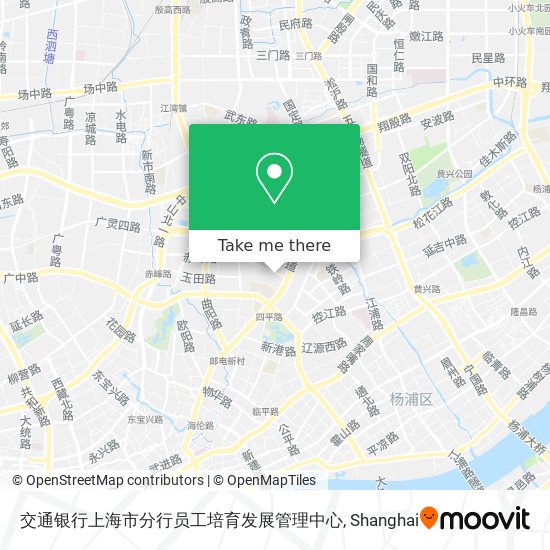 交通银行上海市分行员工培育发展管理中心 map