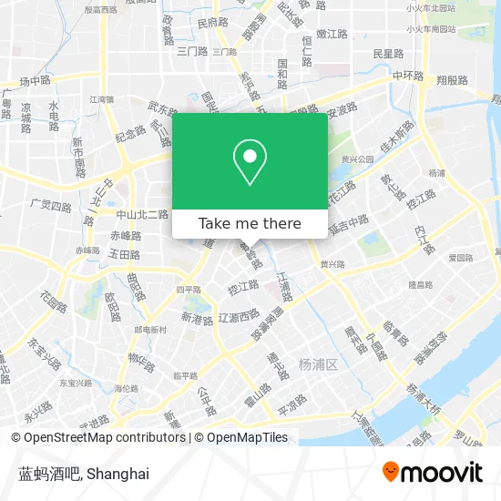蓝蚂酒吧 map