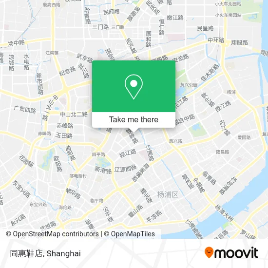 同惠鞋店 map