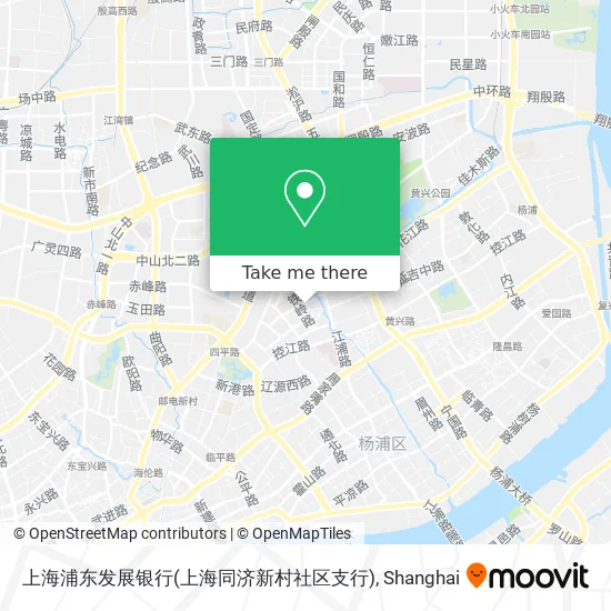 上海浦东发展银行(上海同济新村社区支行) map