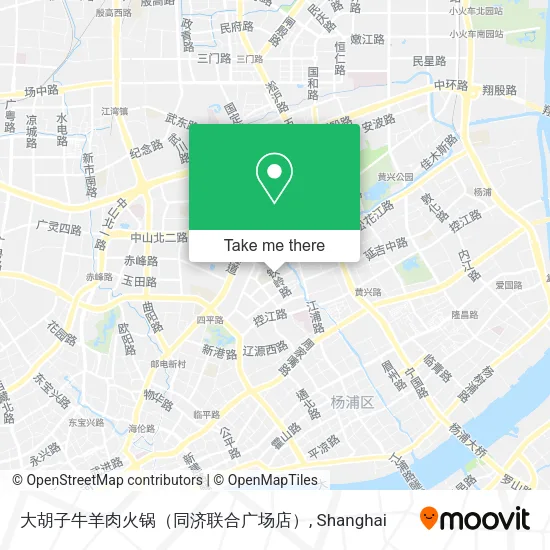 大胡子牛羊肉火锅（同济联合广场店） map