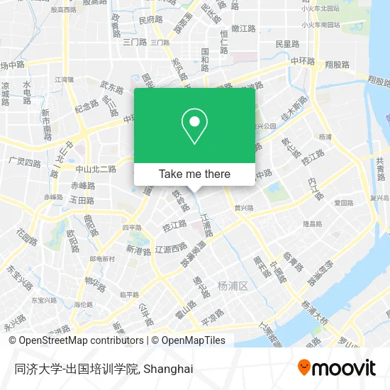 同济大学-出国培训学院 map