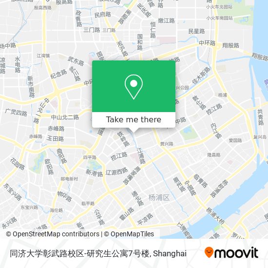 同济大学彰武路校区-研究生公寓7号楼 map