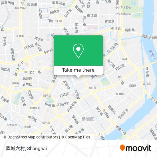 凤城六村 map