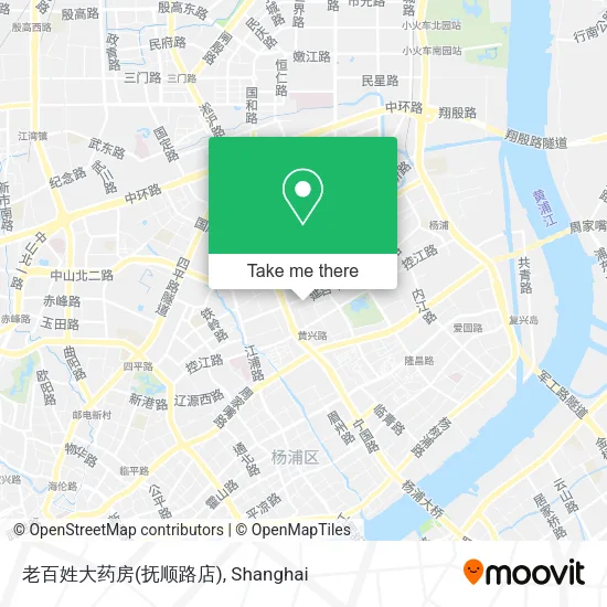 老百姓大药房(抚顺路店) map
