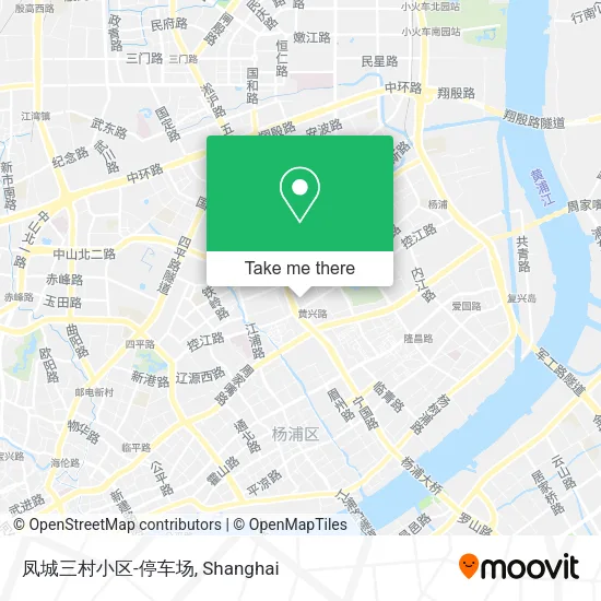 凤城三村小区-停车场 map