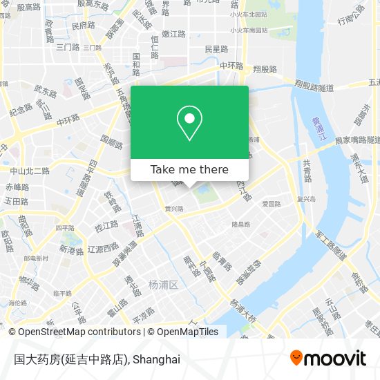 国大药房(延吉中路店) map