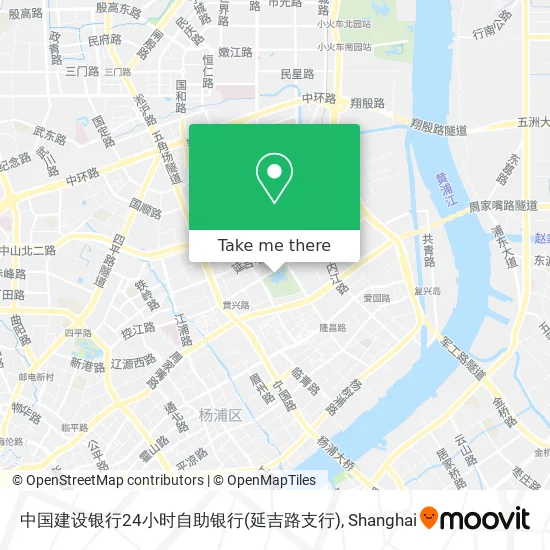 中国建设银行24小时自助银行(延吉路支行) map