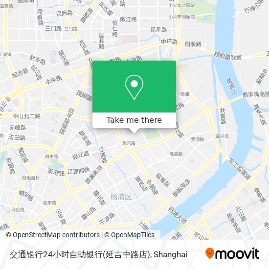 交通银行24小时自助银行(延吉中路店) map