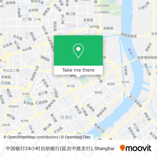 中国银行24小时自助银行(延吉中路支行) map
