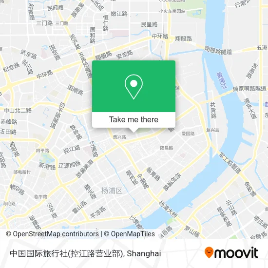 中国国际旅行社(控江路营业部) map