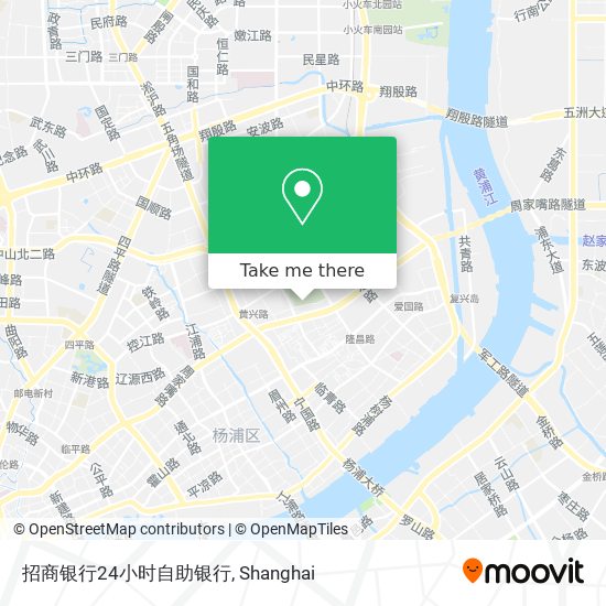 招商银行24小时自助银行 map