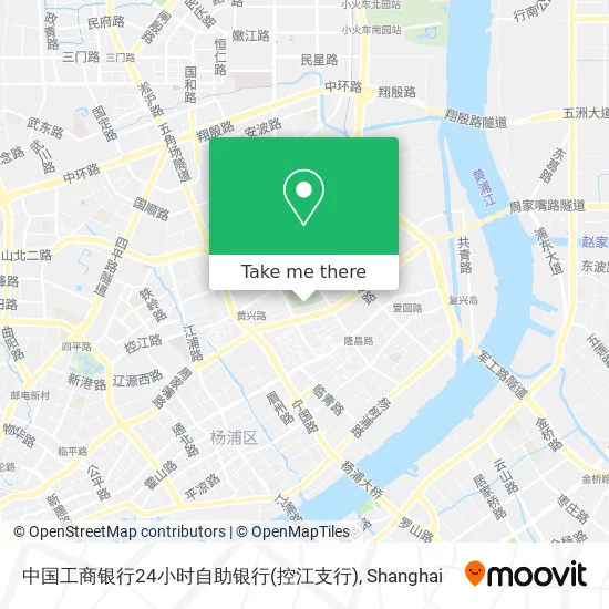 中国工商银行24小时自助银行(控江支行) map