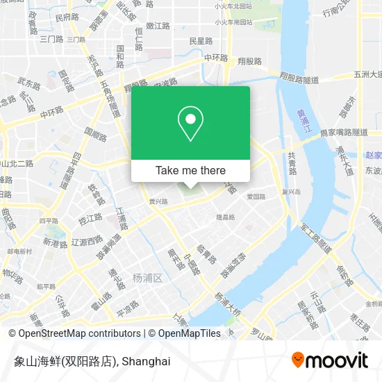 象山海鲜(双阳路店) map