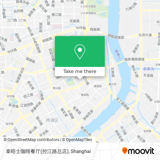 泰晤士咖啡餐厅(控江路总店) map