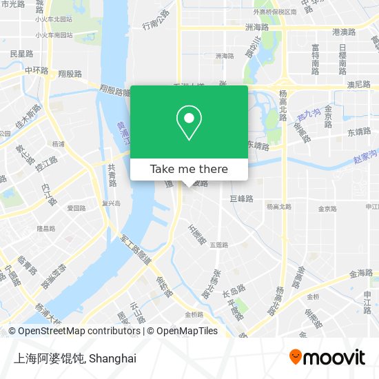 上海阿婆馄饨 map