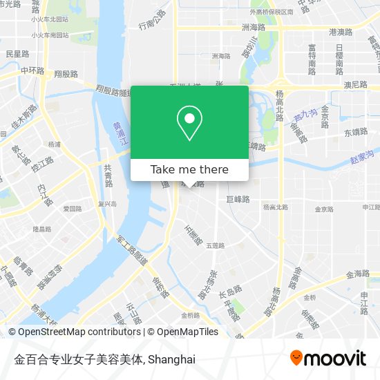 金百合专业女子美容美体 map