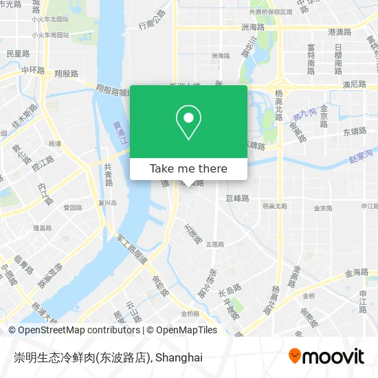 崇明生态冷鲜肉(东波路店) map