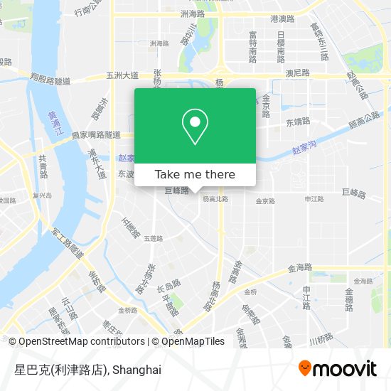 星巴克(利津路店) map