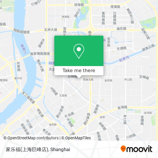 家乐福(上海巨峰店) map