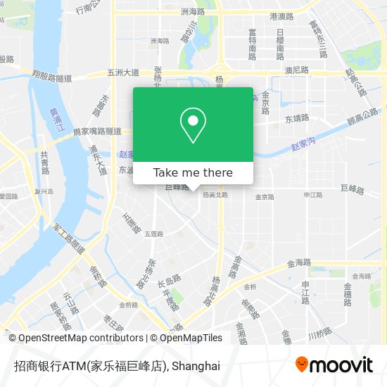 招商银行ATM(家乐福巨峰店) map