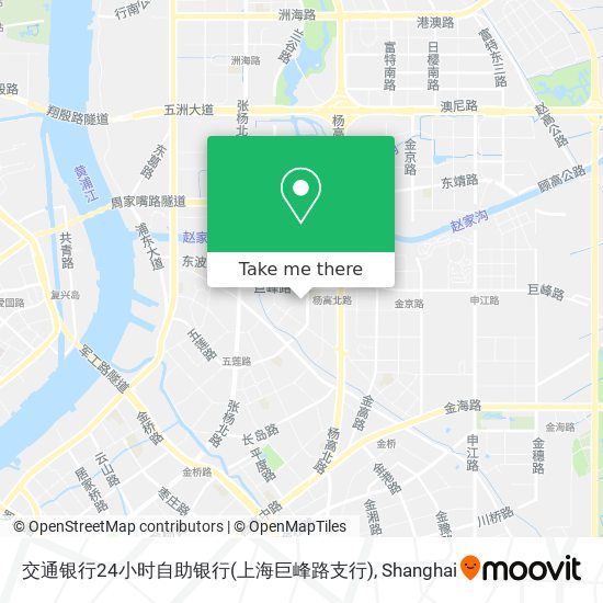 交通银行24小时自助银行(上海巨峰路支行) map