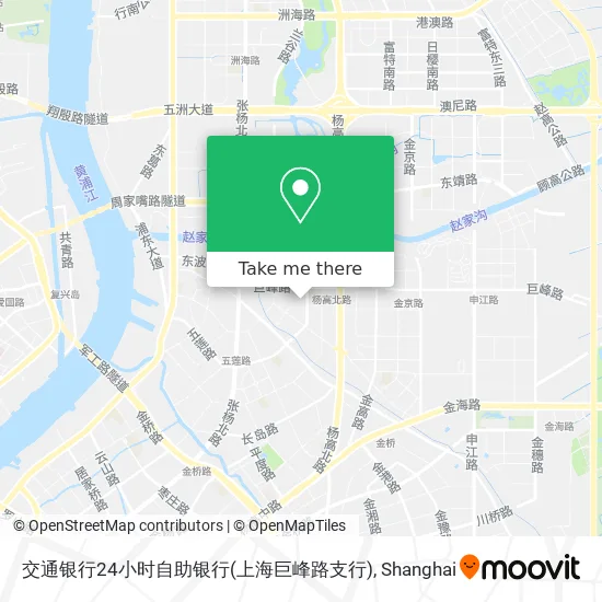 交通银行24小时自助银行(上海巨峰路支行) map