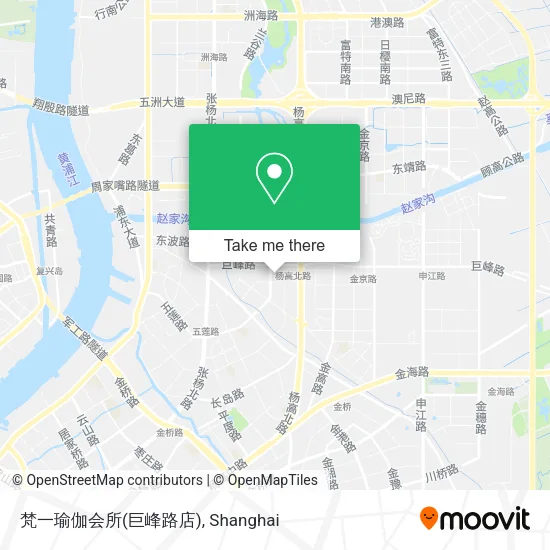 梵一瑜伽会所(巨峰路店) map