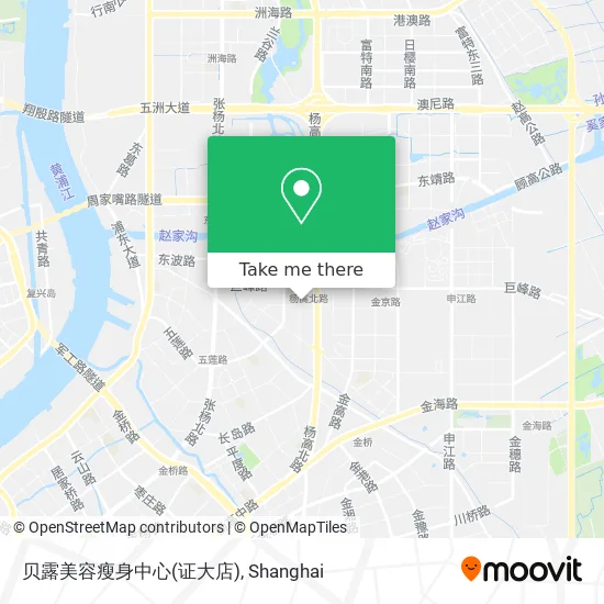 贝露美容瘦身中心(证大店) map