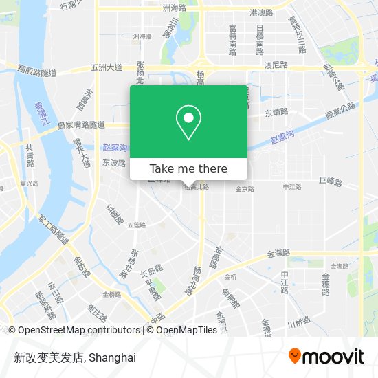 新改变美发店 map