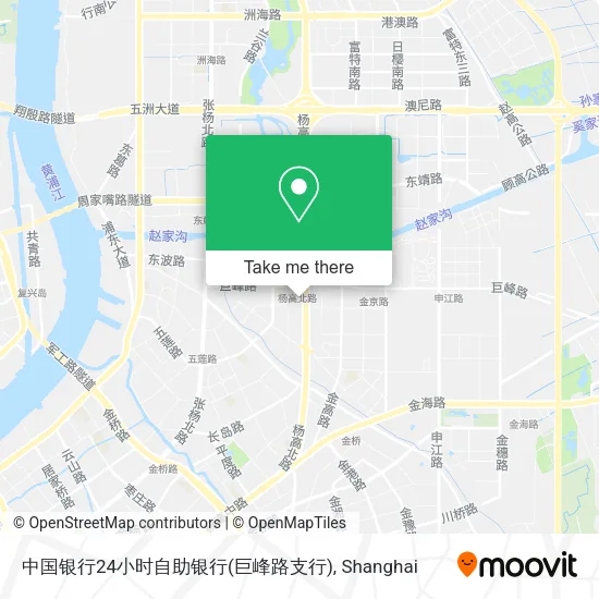 中国银行24小时自助银行(巨峰路支行) map