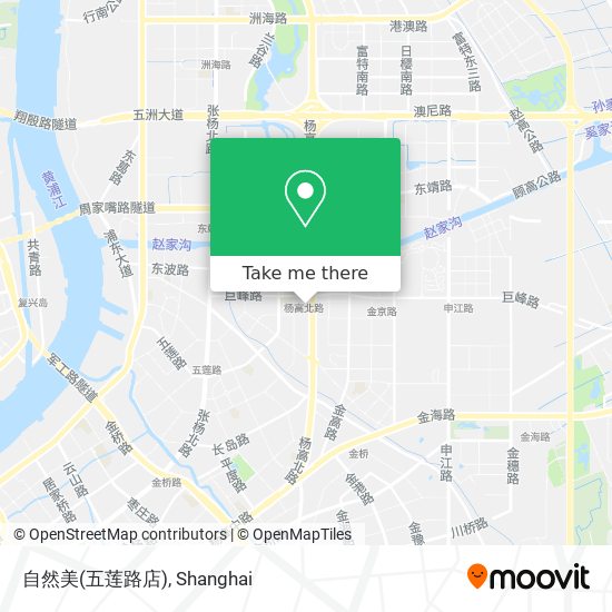 自然美(五莲路店) map