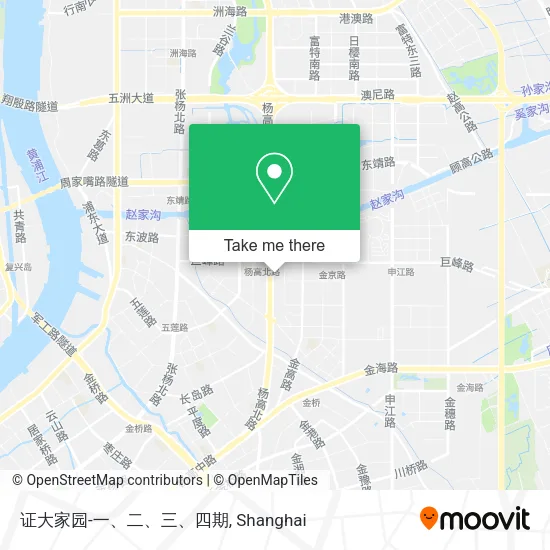 证大家园-一、二、三、四期 map