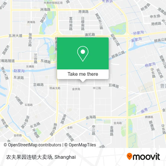 农夫果园连锁大卖场 map
