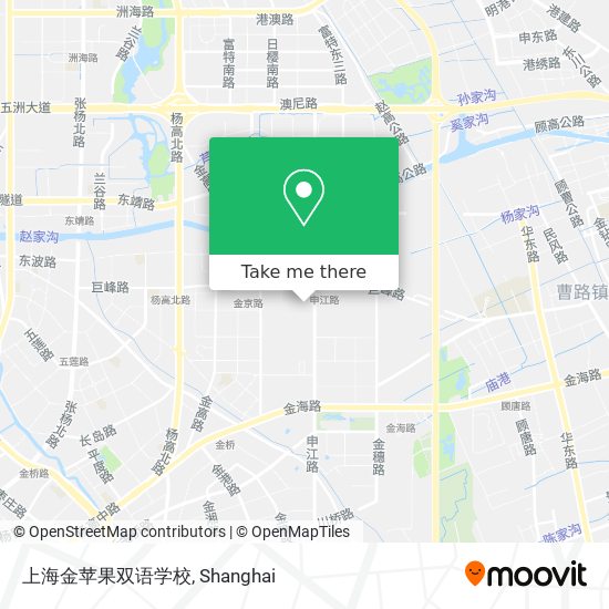 上海金苹果双语学校 map