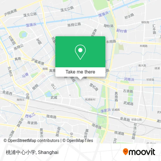 桃浦中心小学 map