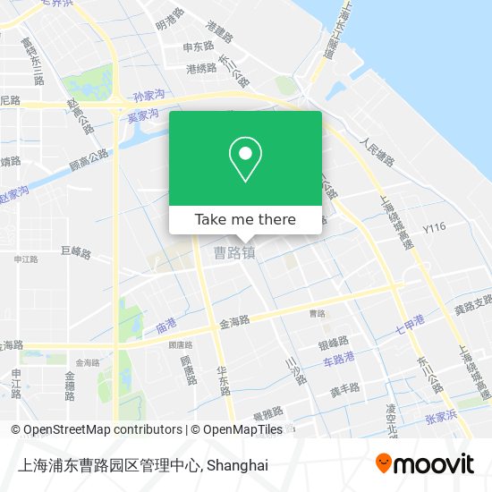 上海浦东曹路园区管理中心 map
