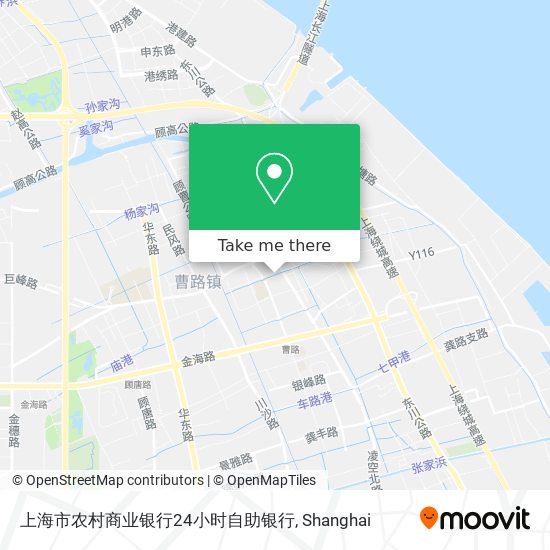 上海市农村商业银行24小时自助银行 map