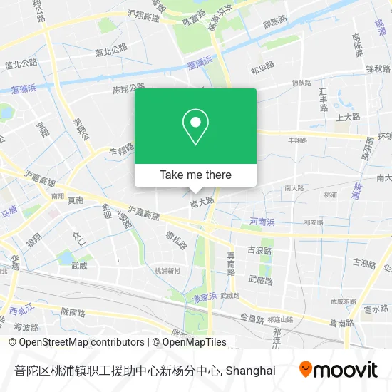 普陀区桃浦镇职工援助中心新杨分中心 map