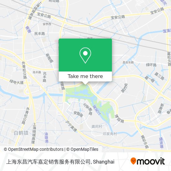 上海东昌汽车嘉定销售服务有限公司 map