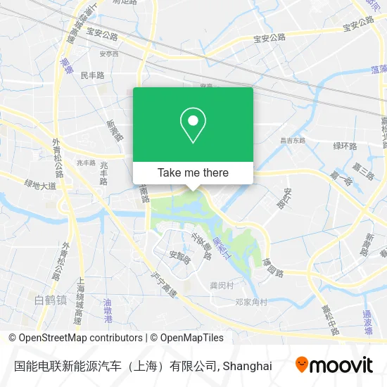 国能电联新能源汽车（上海）有限公司 map