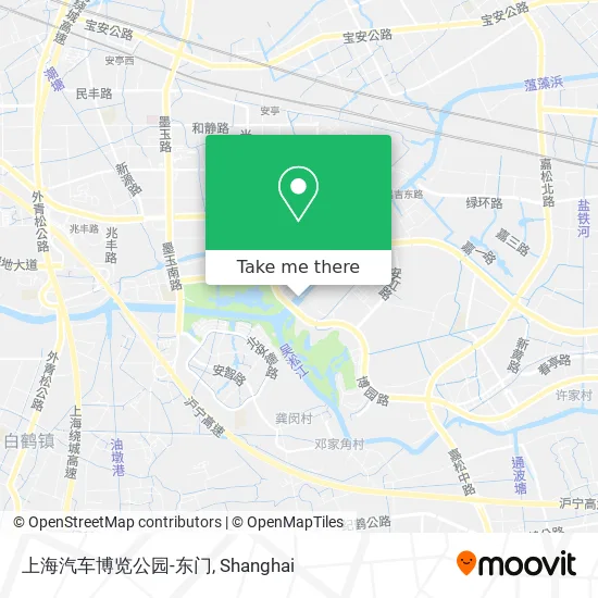 上海汽车博览公园-东门 map