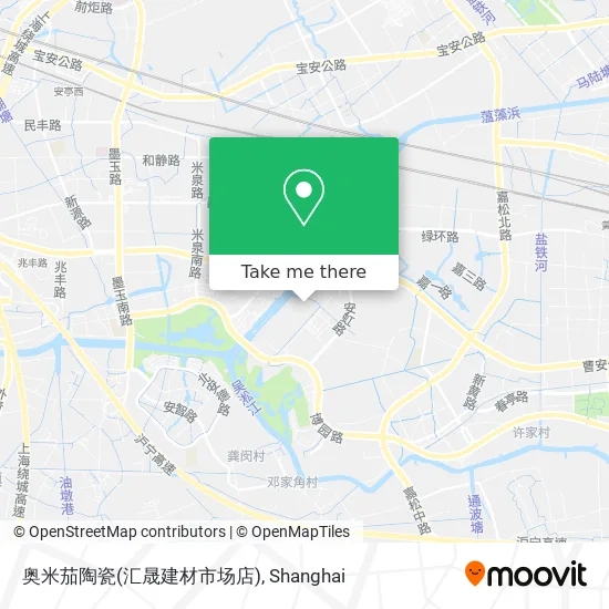 奥米茄陶瓷(汇晟建材市场店) map